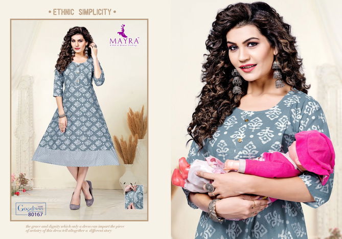 Good News Vol 3 By Mayra Feeding Designer Kurtis Catalog